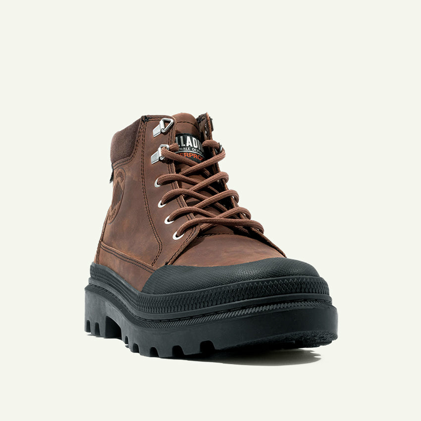 Palladium Pallatrooper Cuff WP+ - Stivaletti Uomo In Pelle Impermeabili, Stile Classico E Sportivo - 3