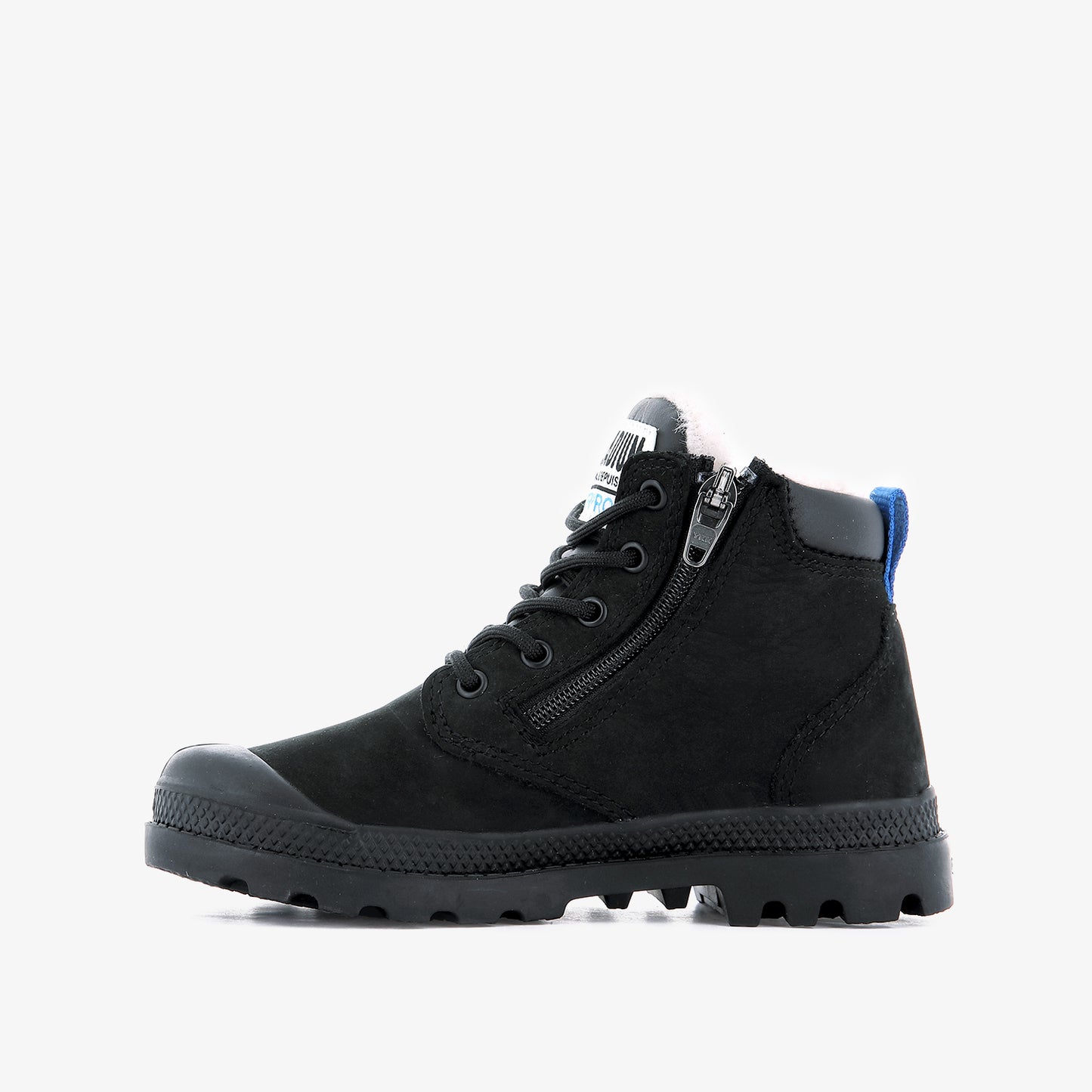 PAMPA HI CUFF WPS OZ KID'S BOOTS - BLACK/BLACK