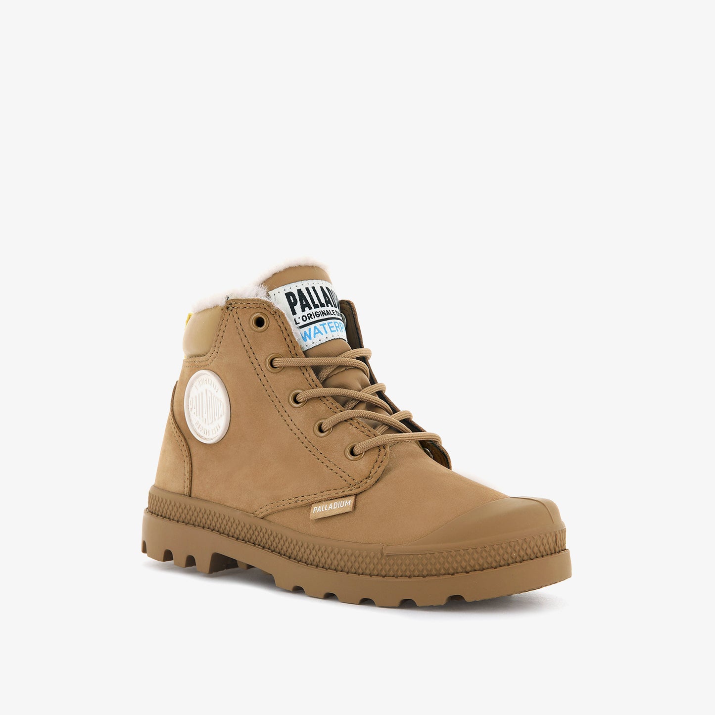 PAMPA HI CUFF WPS OZ KID'S BOOTS - DEAR BROWN