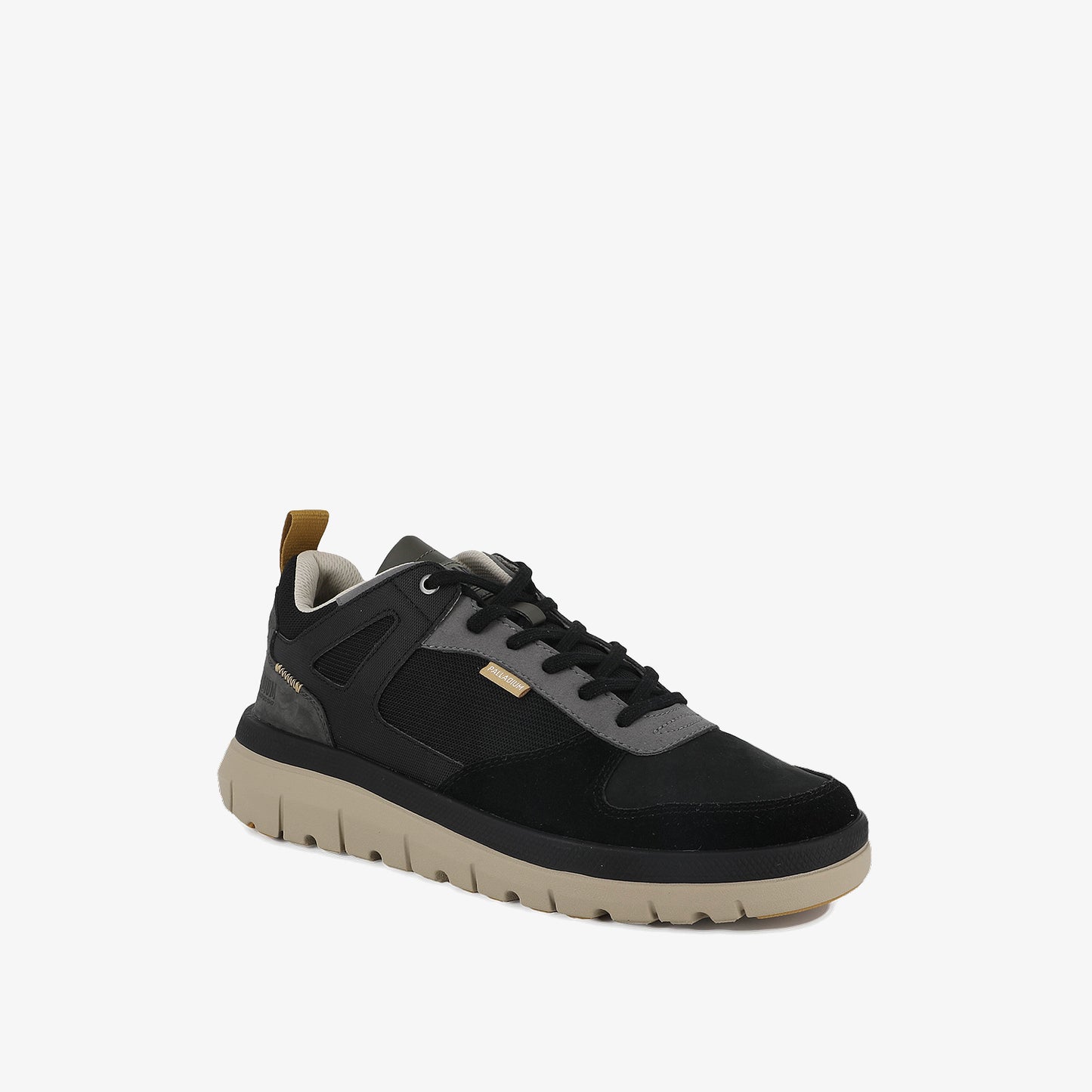 PALLAFLEX LO MIX MEN'S CASUAL SHOES - BLACK/SAFARI