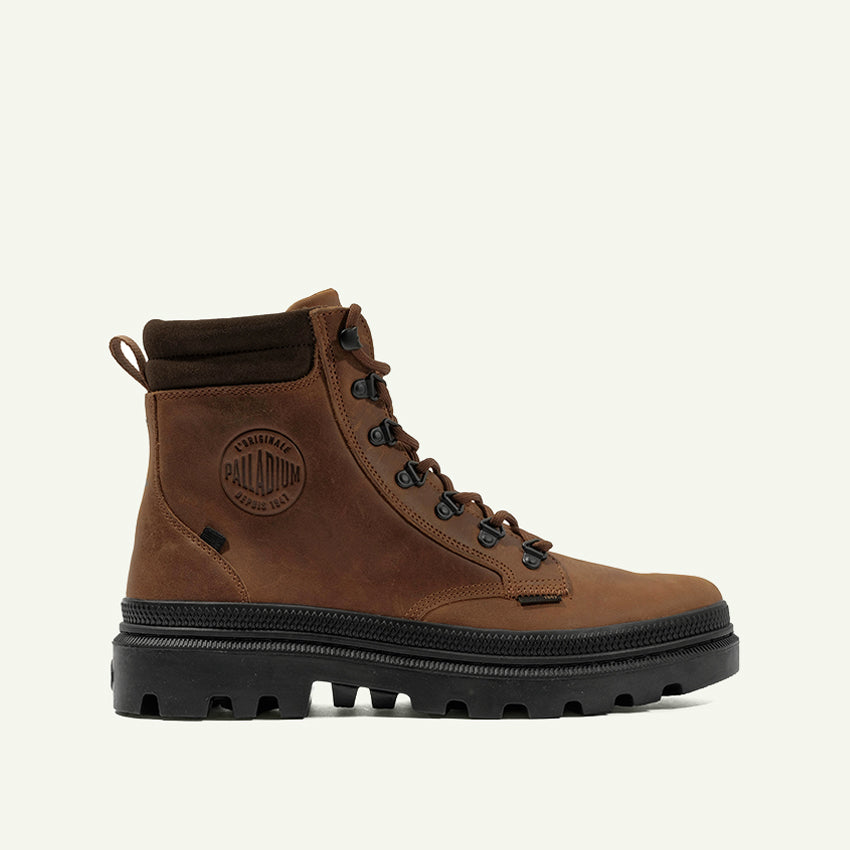 PALLATROOPER HKR LTH MEN'S BOOTS BEESWAX BROWN Palladium PH