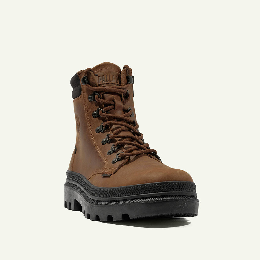 PALLATROOPER HKR LTH MEN'S BOOTS - BEESWAX BROWN