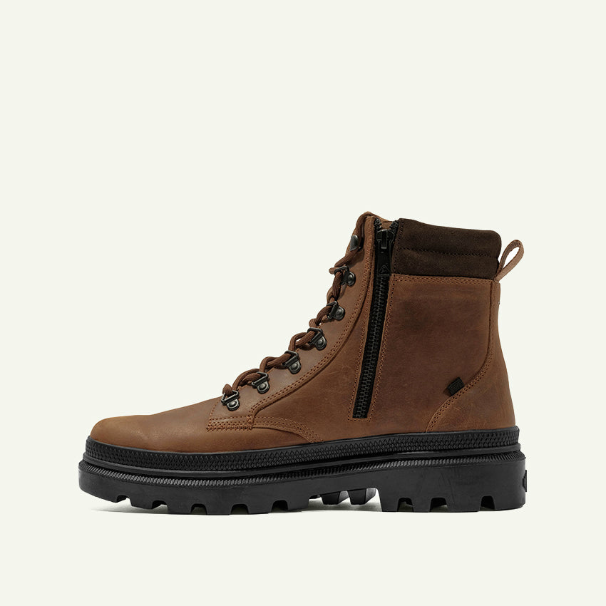 PALLATROOPER HKR LTH MEN'S BOOTS - BEESWAX BROWN