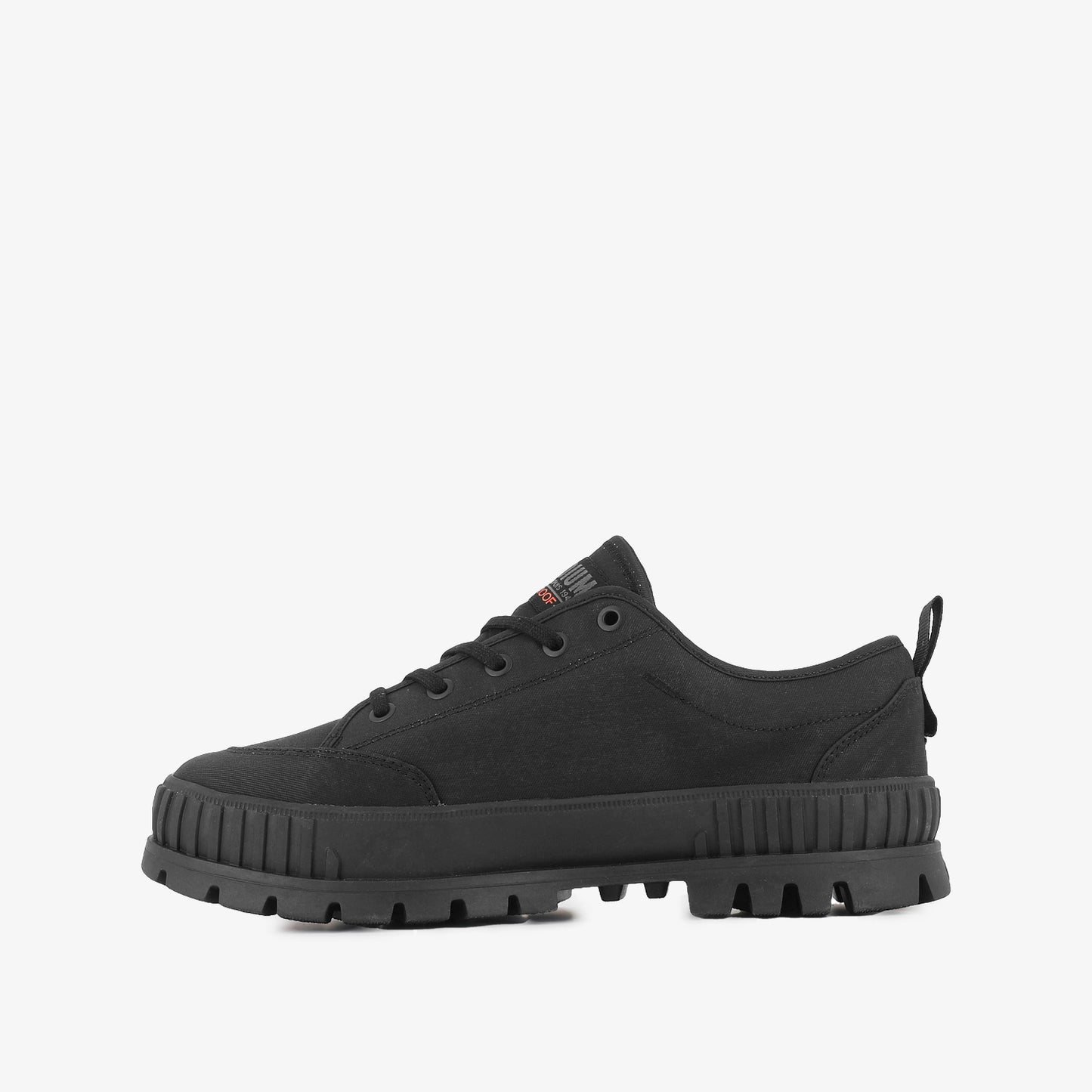 PALLASHOCK LO WP+ MEN'S CASUAL SHOES- BLACK/BLACK