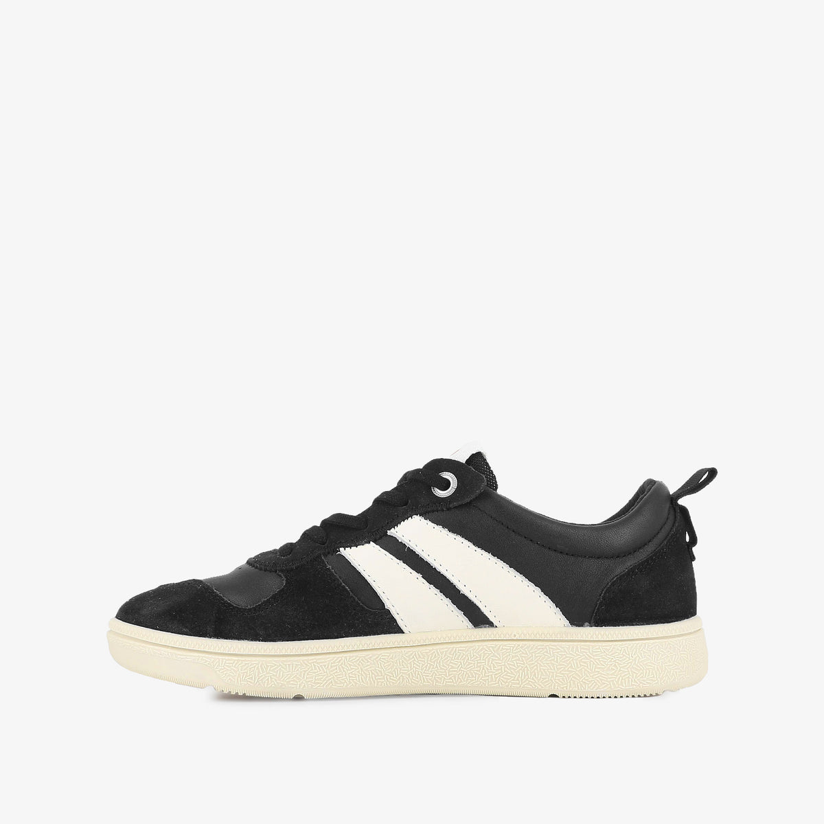 PALLACUP FLAME LTH MEN'S SHOES - BLACK CREME WHITE
