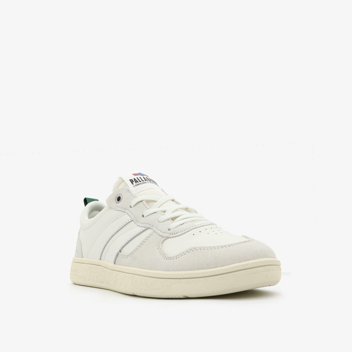 PALLACUP FLAME LTH MEN'S SHOES - CREAM WHITE