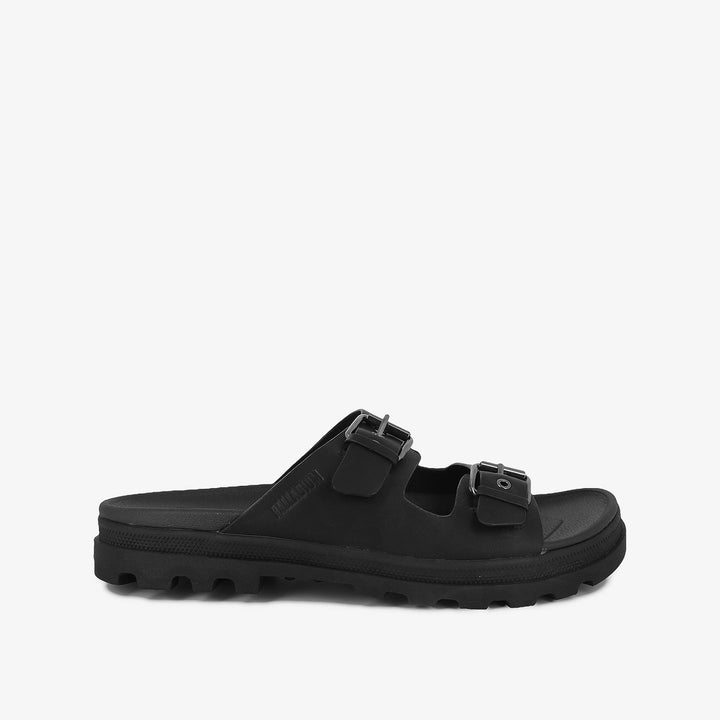 DUNELITE RIVIERA LTH MEN'S SANDALS - BLACK