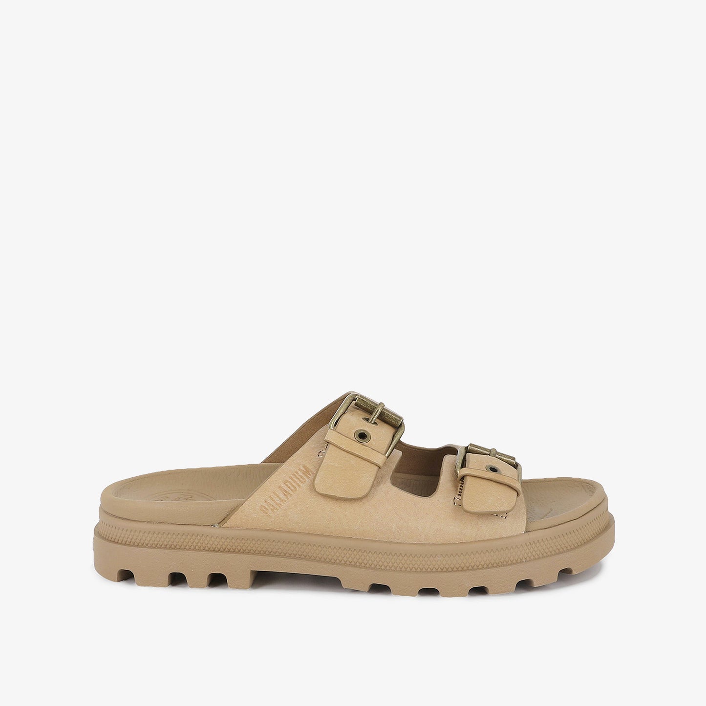 DUNELITE RIVIERA LTH MEN'S SANDALS - DEAR BROWN