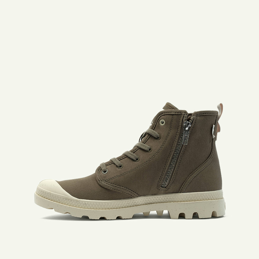 PAMPA HI ZIP ORGANIC MEN'S BOOTS - DUSKY GREEN