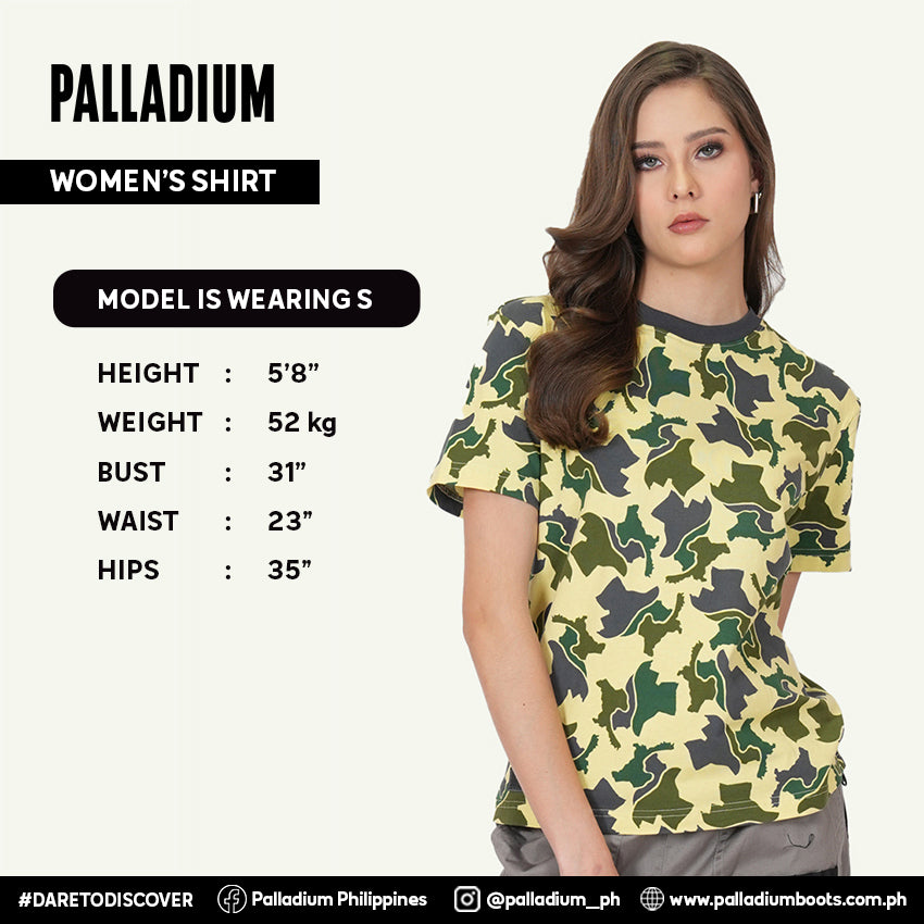 S/S TEE CAMO WOMEN'S T-SHIRT - DUSTY YELLOW