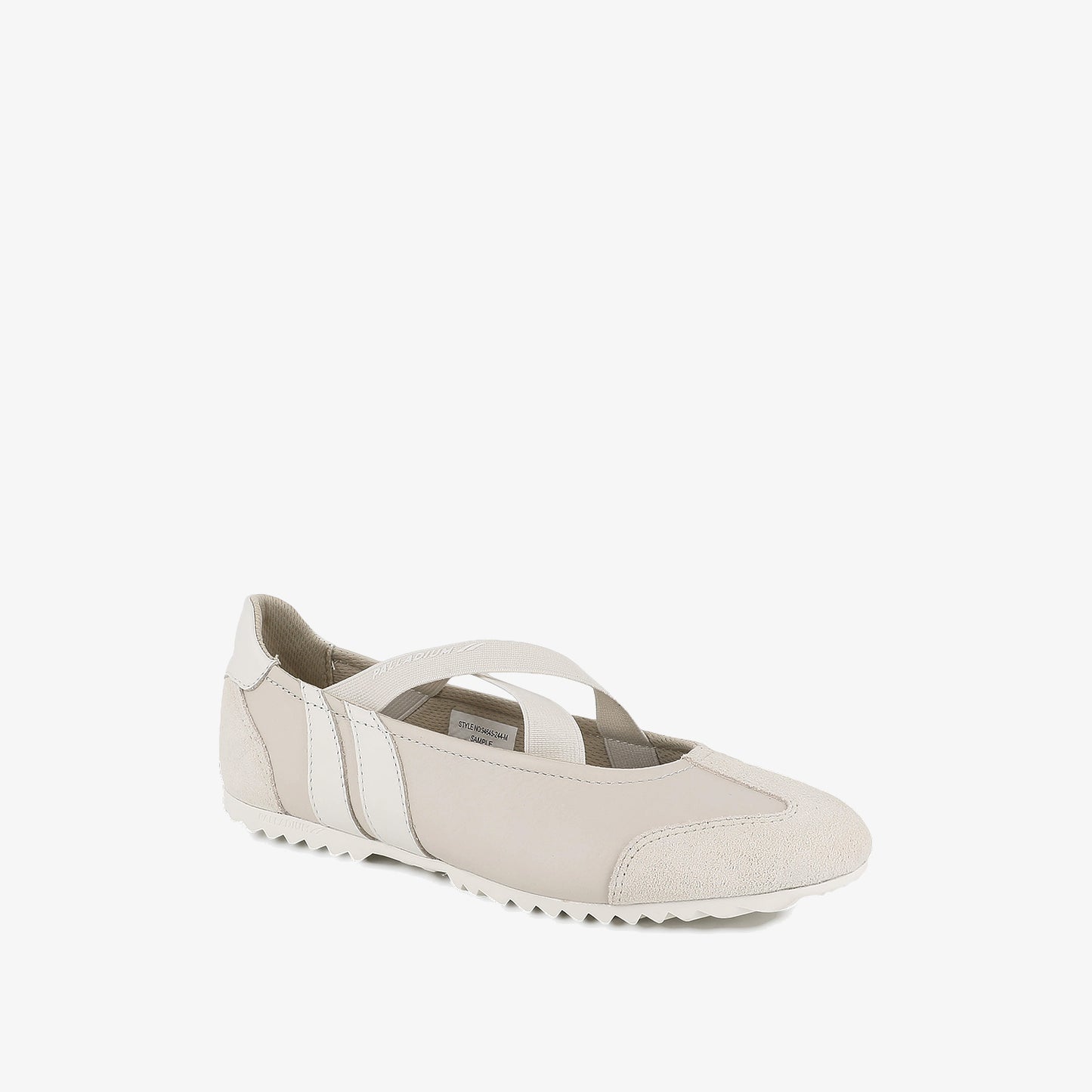 RACER BALLERINA LTH WOMEN'S SHOES - WHITECAP GRAY