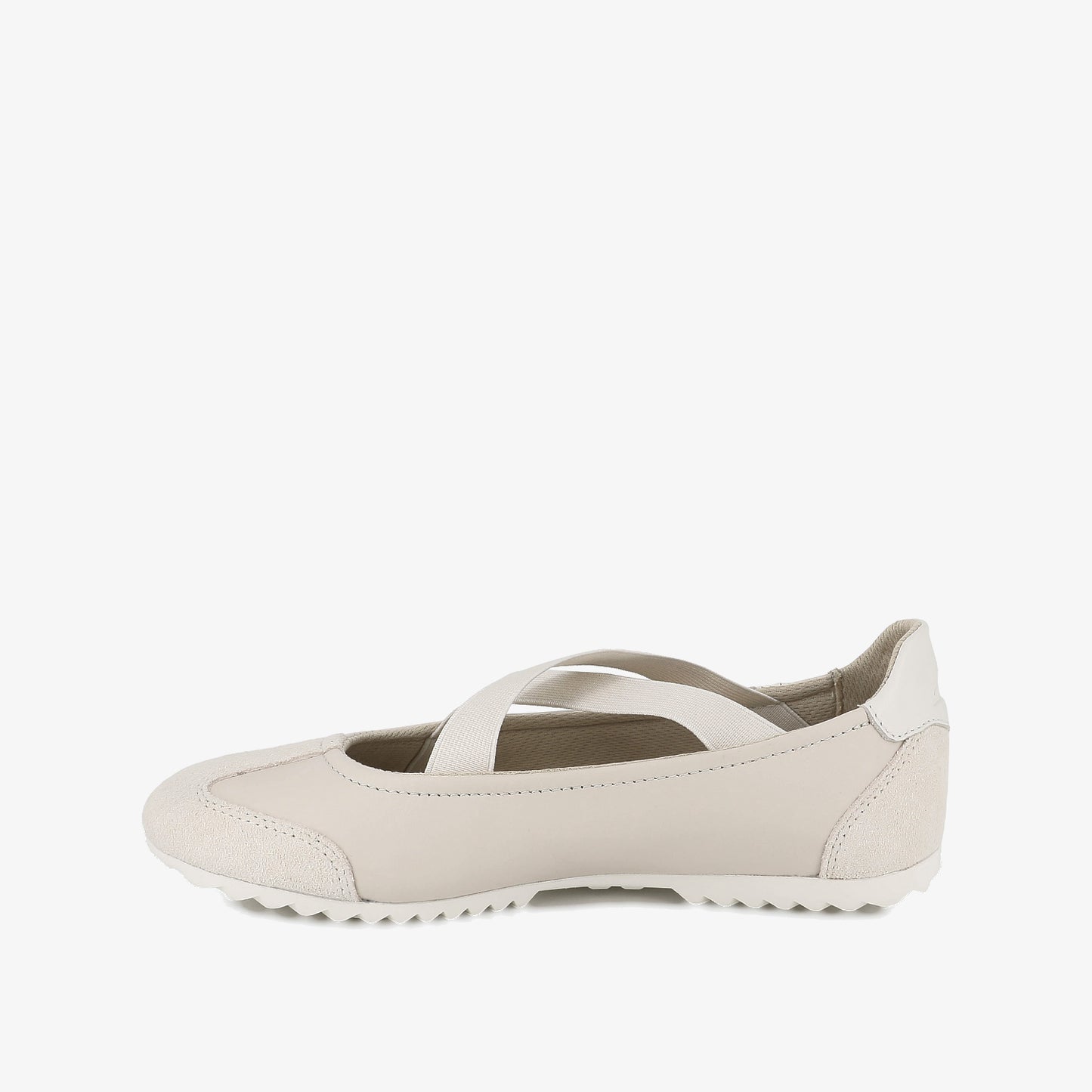 RACER BALLERINA LTH WOMEN'S SHOES - WHITECAP GRAY